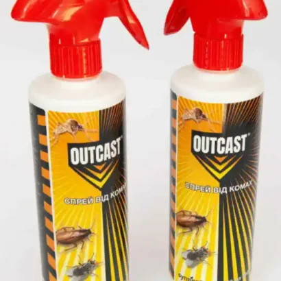 Спрей от насекомых Outcast (комары, мухи, тараканы) | advion-cockroach.com.ua