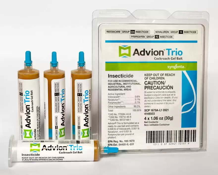 Advion Trio - эффективное средство от тараканов с тремя инсектицидами | advion-cockroach.com.ua